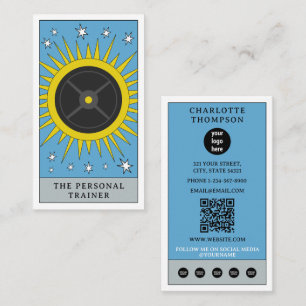 Logo des Celestial Tarot Sun Personal Trainer Weig Visitenkarte