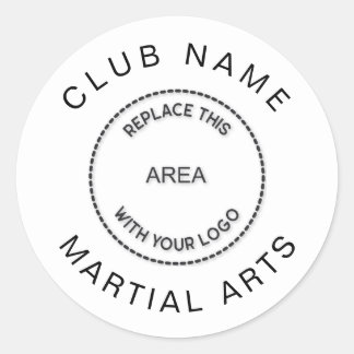 Logo des Club für Kampfkunst Runder Aufkleber