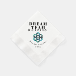 Logo des Dream Team Gebäude Company Serviette