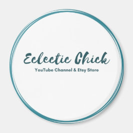 Logo des Eclectic Chick YouTube & Etsy Store Magnet