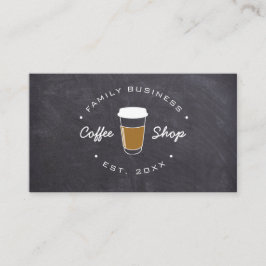 Logo des Family Business Coffee Shops Visitenkarte
