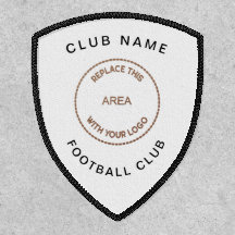 Logo des Football Club Name vollständig anpassbare
