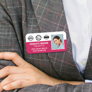 Logo des Fotos für kundenspezifische Mitarbeiter i Namensschild