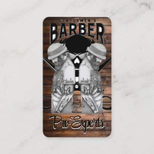 Logo des Friseur-Shops / Visitenkarte des Schädels