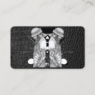 Logo des Friseur-Shops / Visitenkarte des Schädels