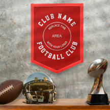 Logo des Fußballclubs Rot oder Farbe