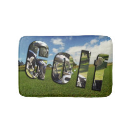 Logo des Golfplatzes, Memory Foam Bath Mat Badematte