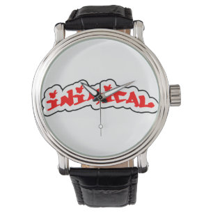 Logo des inimikal Classic Woods Tag Graffiti Armbanduhr