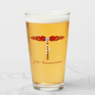 Logo des JML-Kommunikationsturms Glas