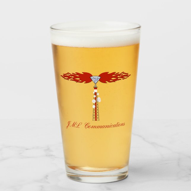 Logo des JML-Kommunikationsturms Glas (Vorne (Gefüllt))