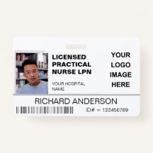 Logo des lizenzierten Practice Nurse Foto ID Hospi