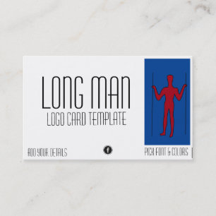 Logo des Long Man Giant Geoglyph Visitenkarte