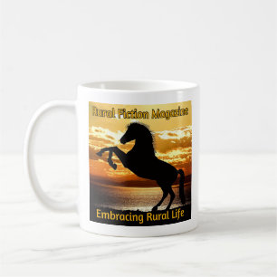 Logo des Magazins "Ländliche Fiktion" 02172025 Kaffeetasse