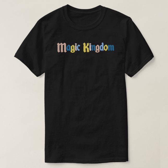 Logo des Magic Kingdom T-Shirt (Design vorne)