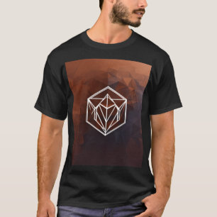 Logo des Minimalistischen geometrischen Unternehme T-Shirt