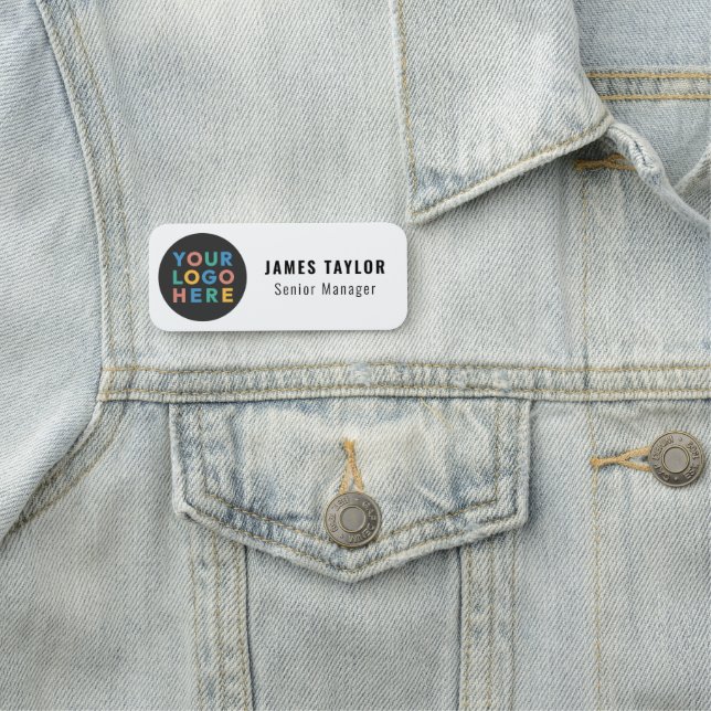 Logo des Mitarbeiters eines benutzerdefinierten Un Namensschild (Beispiel)