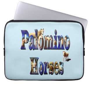 Logo des Palomino Horses Picture Laptopschutzhülle