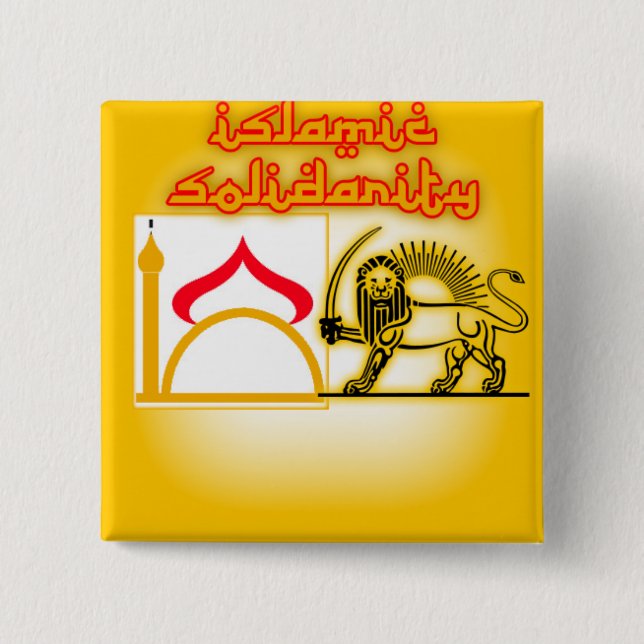 Logo des Party Islamische Solidarität Button (Vorderseite)