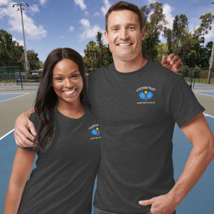 Logo des Pickleball Paddles Club Teams T-Shirt
