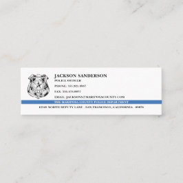 Logo des Polizeichefs der Abteilung Rechtsdurchset Mini Visitenkarte