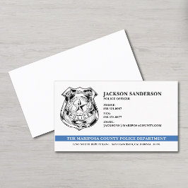 Logo des Polizeichefs der Abteilung Rechtsdurchset Visitenkarte