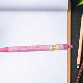 Logo des rosa Unternehmens Kugelschreiber