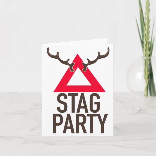 Logo des Stag Party Einladung (Vorderseite)