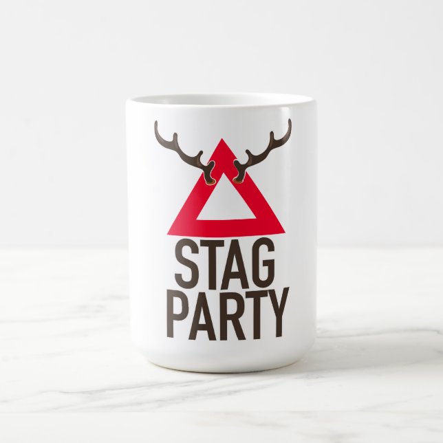 Logo des Stag Party Verwandlungstasse (Zentrum)