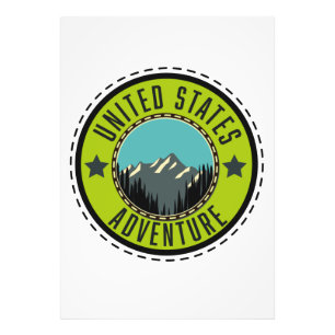 Logo des United States Adventure Fotodruck