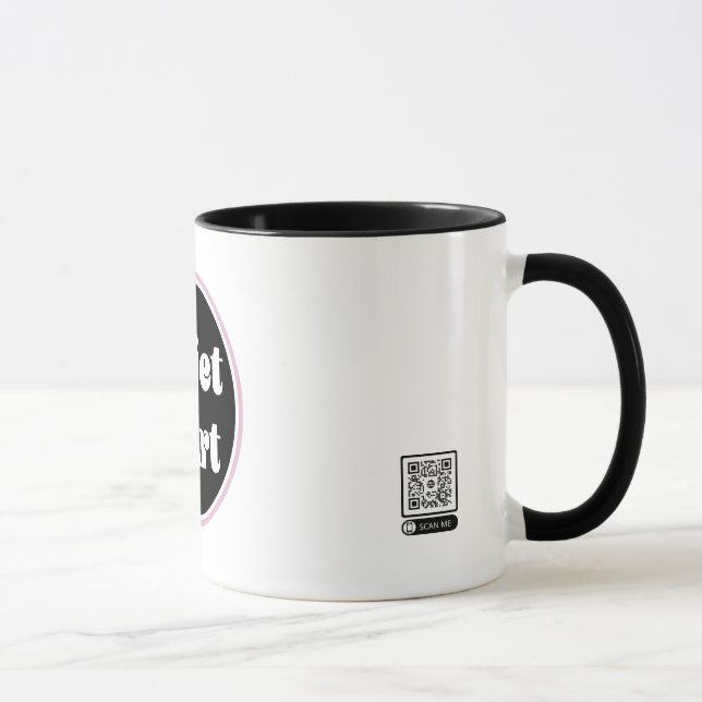 Logo des Unternehmens: Scanner-QR-Code Tasse (Rechts)
