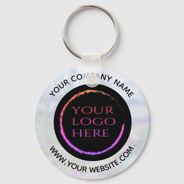 Logo des Unternehmens Schlüsselanhänger (Vorderseite)