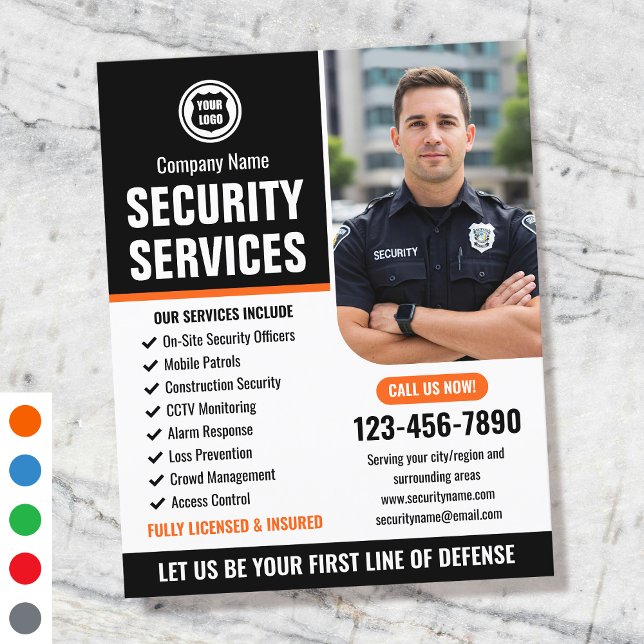 Logo des Unternehmens "Security Guard Services Com Flyer (Von Creator hochgeladen)