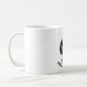 Logo des Weißkopfseeadlers im Yellowstone-Park Kaffeetasse