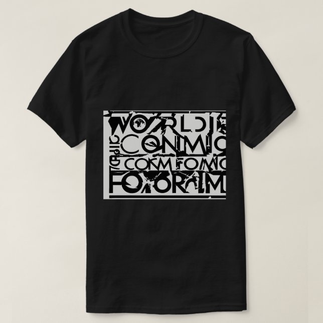 LOGO DES Weltwirtschaftsforums T-Shirt (Design vorne)