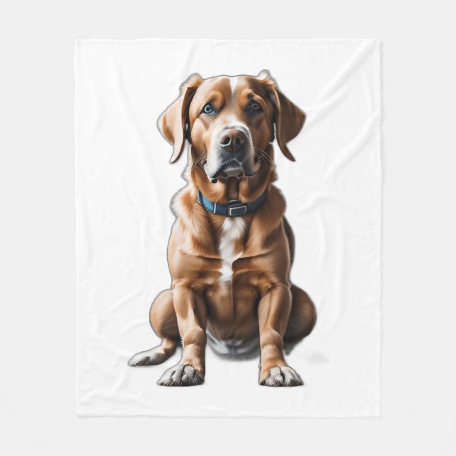 Logo Design T - Shirt Fleecedecke (Vorderseite)