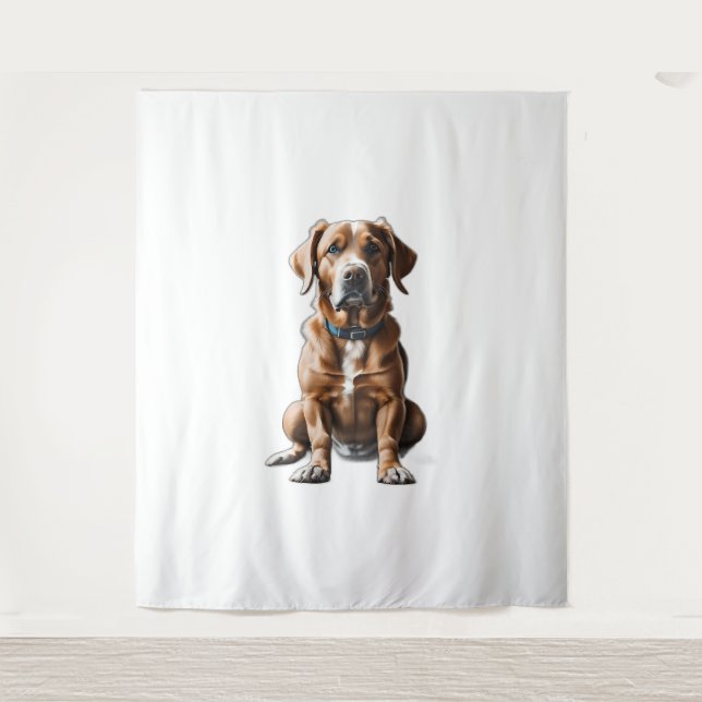 Logo Design T - Shirt Wandteppich (Vorderseite)