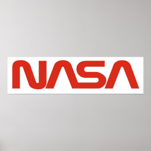 Logo die NASA-Wurm-(Schlange) Poster