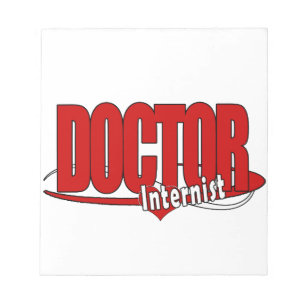 LOGO DOCTOR Internist Notizblock