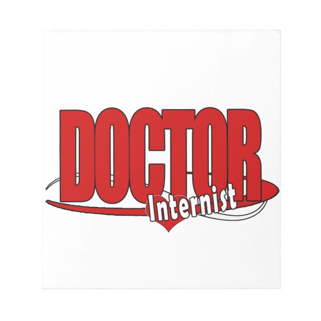 LOGO DOCTOR Internist Notizblock (Vorderseite)