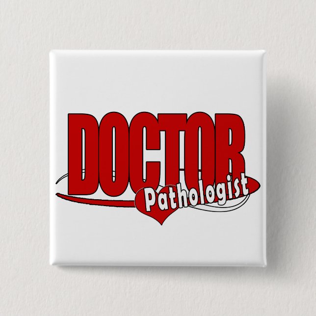 LOGO DOCTOR PATHOLOGIST BUTTON (Vorderseite)