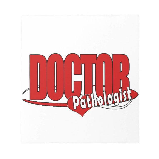 LOGO DOCTOR PATHOLOGIST NOTIZBLOCK (Vorderseite)