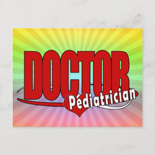 LOGO DOCTOR PEDIATRICIAN POSTKARTE