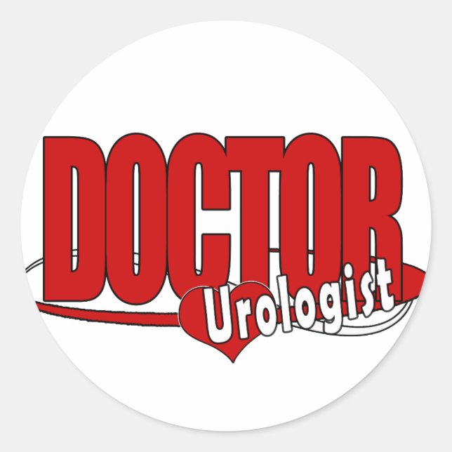 LOGO DOCTOR UROLOGIST RUNDER AUFKLEBER (Vorderseite)
