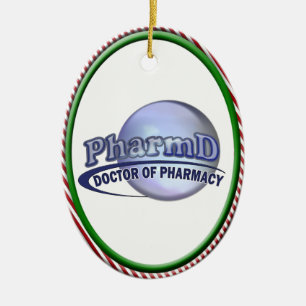 LOGO - DOKTOR OF PHARMACY KERAMIK ORNAMENT