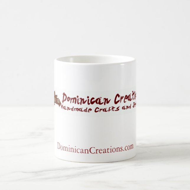 Logo, DominicanCreations.com Kaffeetasse (Mittel)