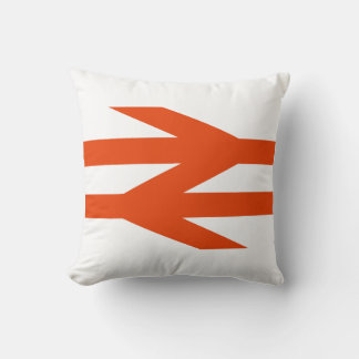 Logo Doppelter Pfeil der British Rail Kissen