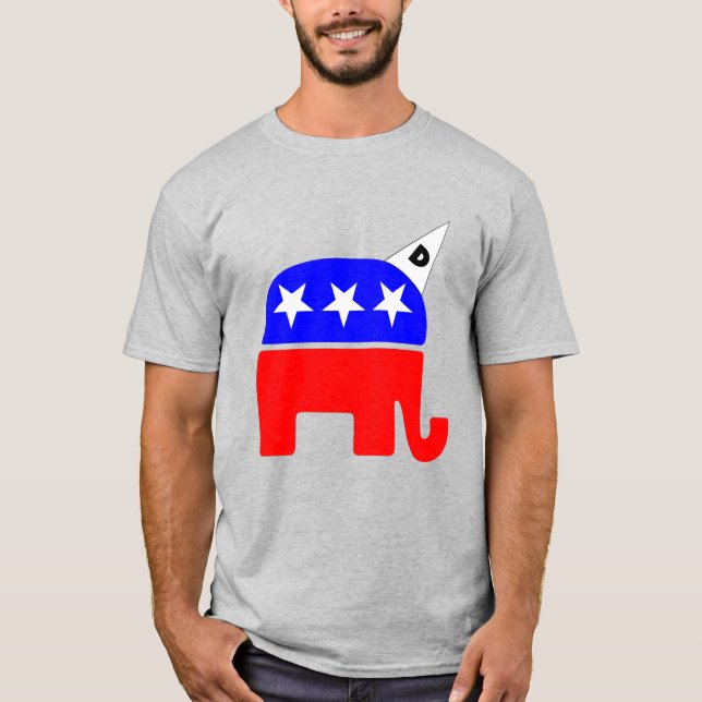 Logo-Dunce für republikanisches Party T-Shirt (Vorderseite)