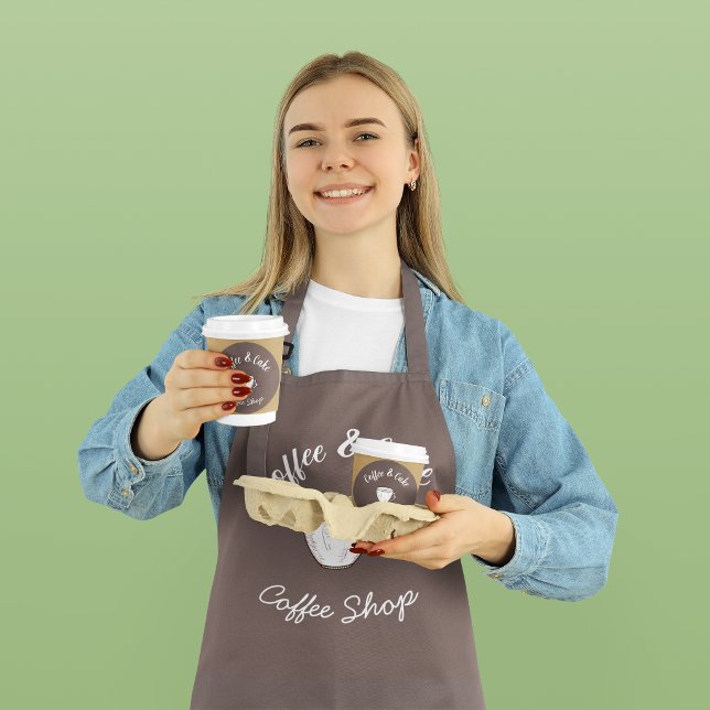 Logo einer kleinen Kaffeehaus-Cottage Schürze (Von Creator hochgeladen)
