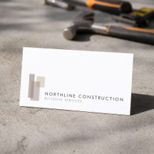 Logo einer modernen Bauunternehmung