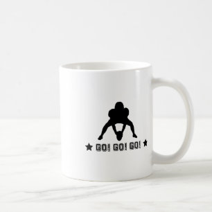 Logo eines American-Football-Spielers Kaffeetasse